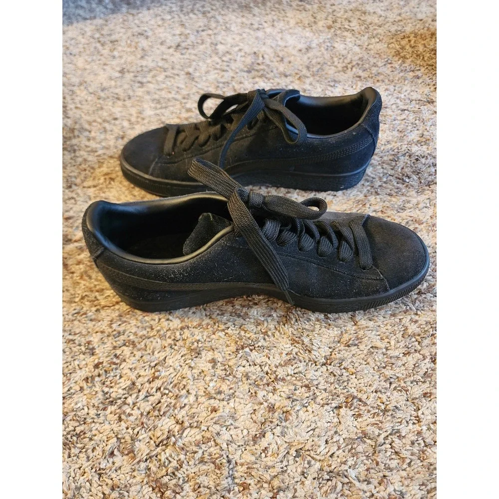 Puma Suede Classic LFS Triple Black Women's Size 9.5